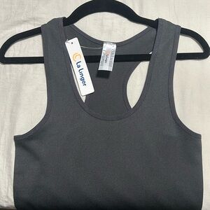 La Linger Womens Racerback Ribbed Seamless Stretchy Tank Top